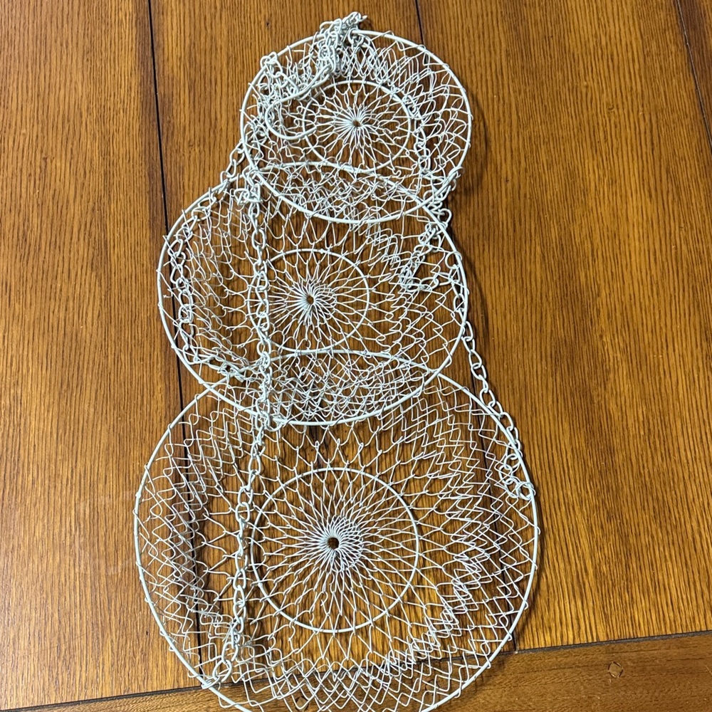 Vintage Hanging Fruit Basket